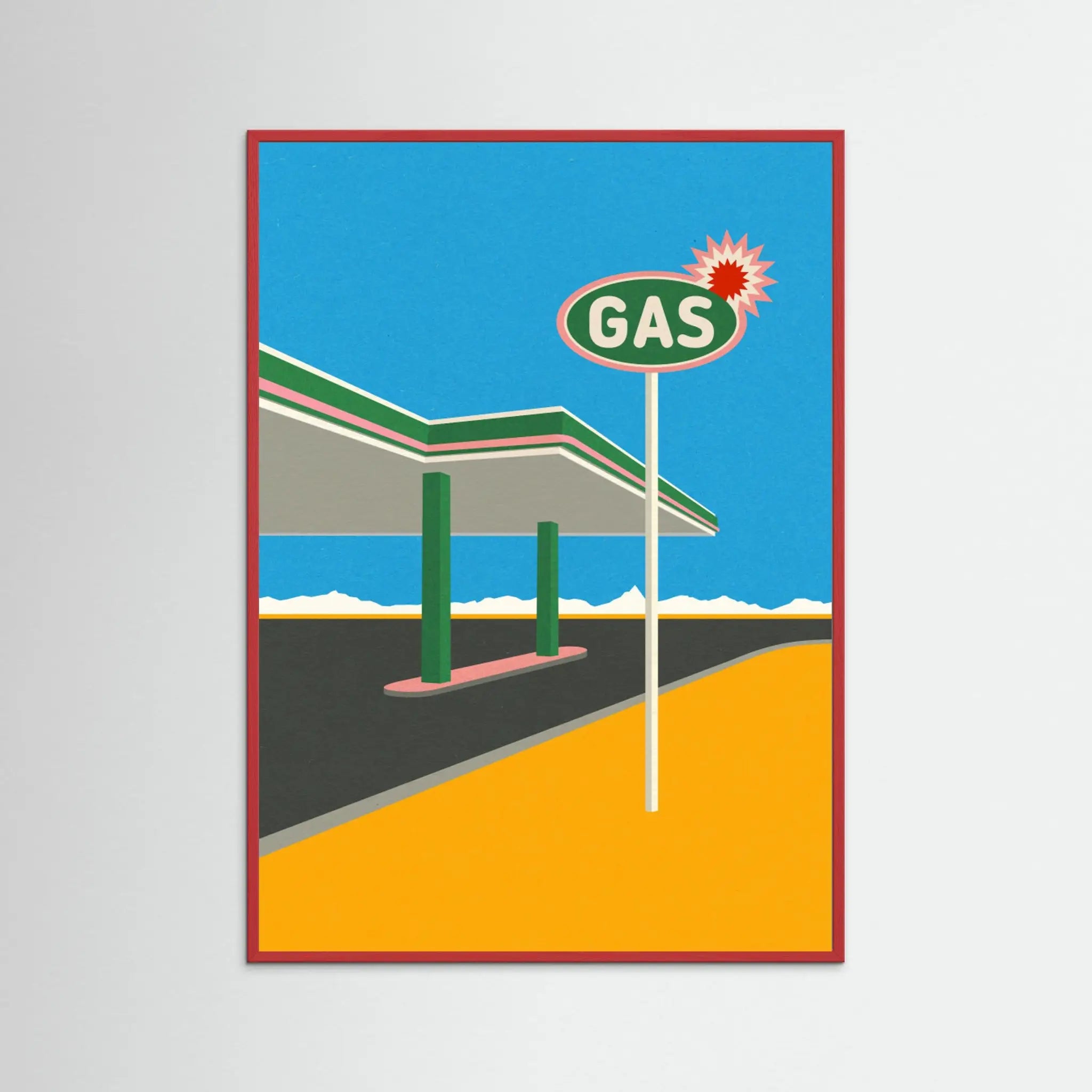 Spark Gas Station by Rosi Feist
