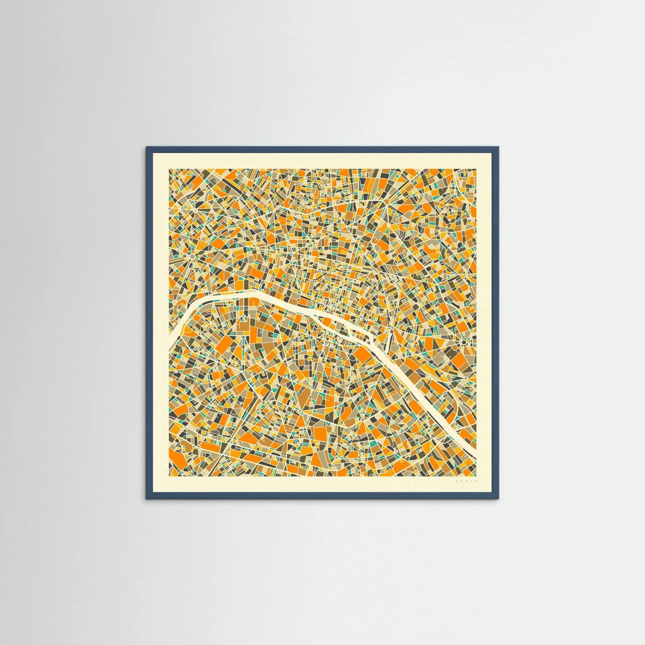 Paris Map by Jazzberry Blue