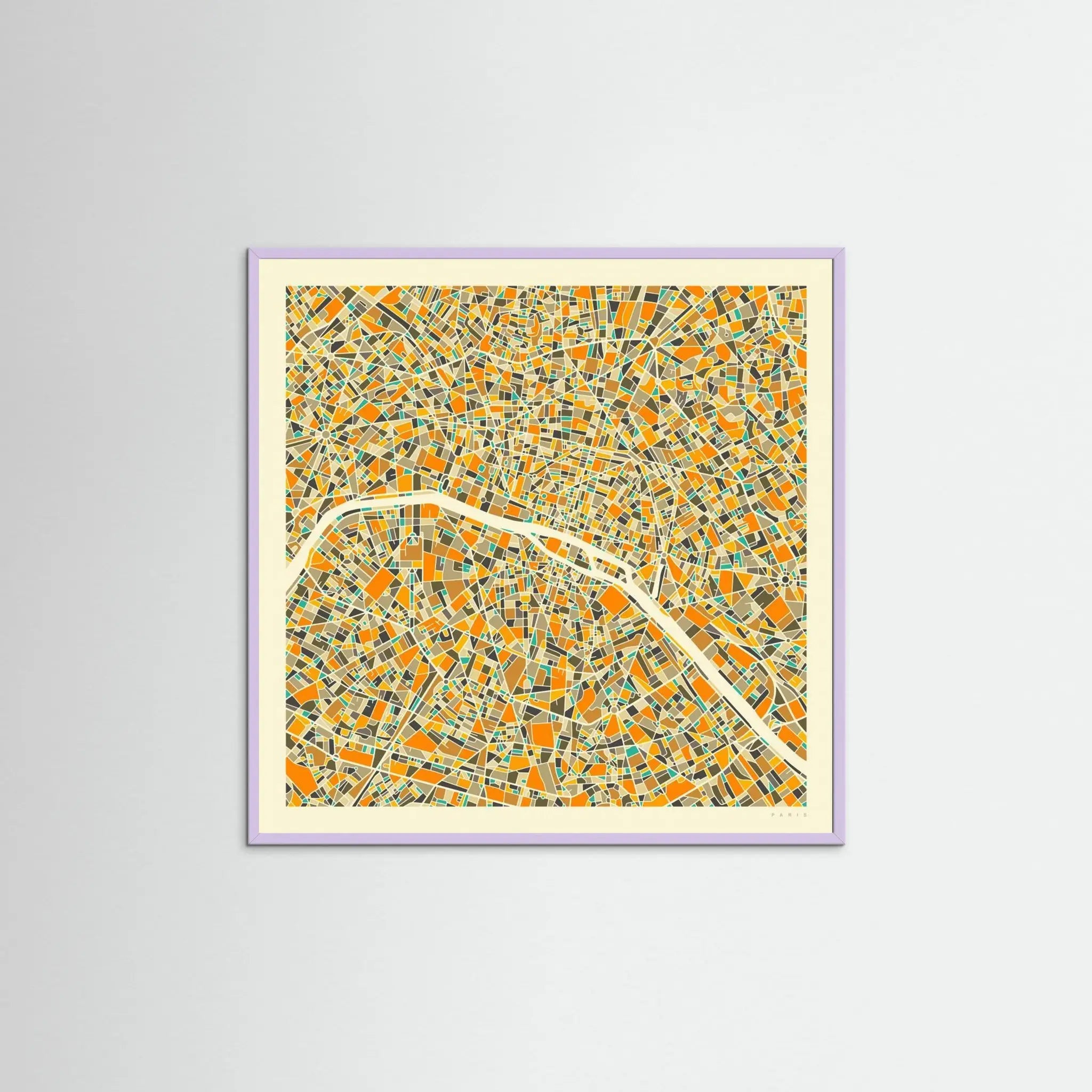 Paris Map by Jazzberry Blue