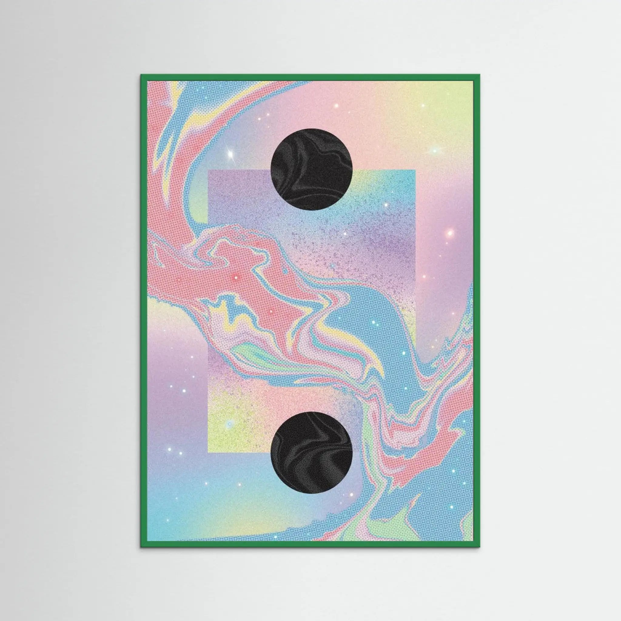 Black Hole Pastel Cosmos by Amy Louise Baker