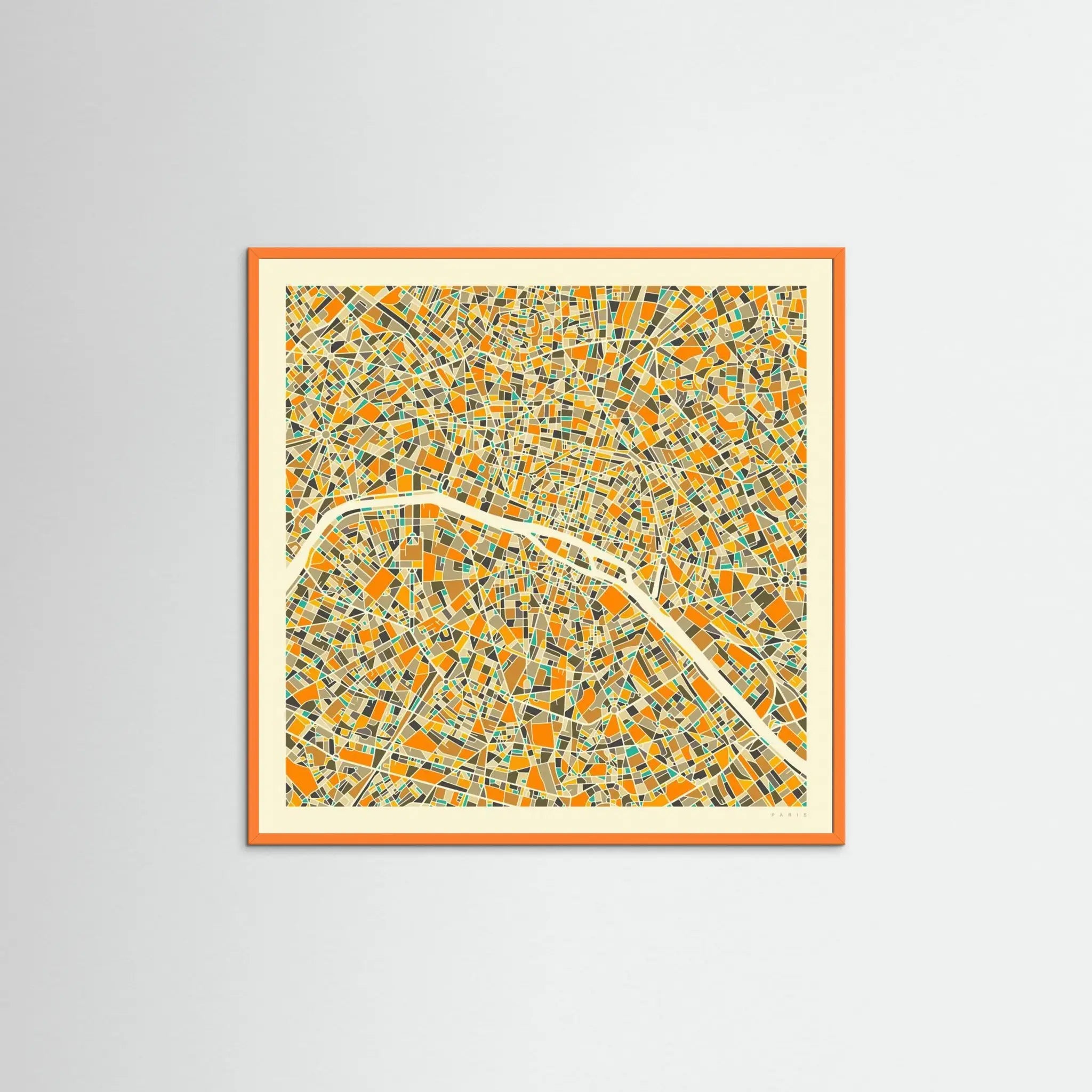 Paris Map by Jazzberry Blue