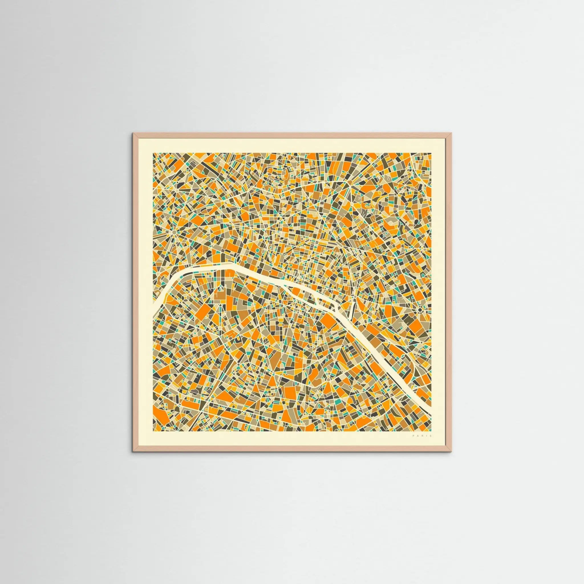 Paris Map by Jazzberry Blue