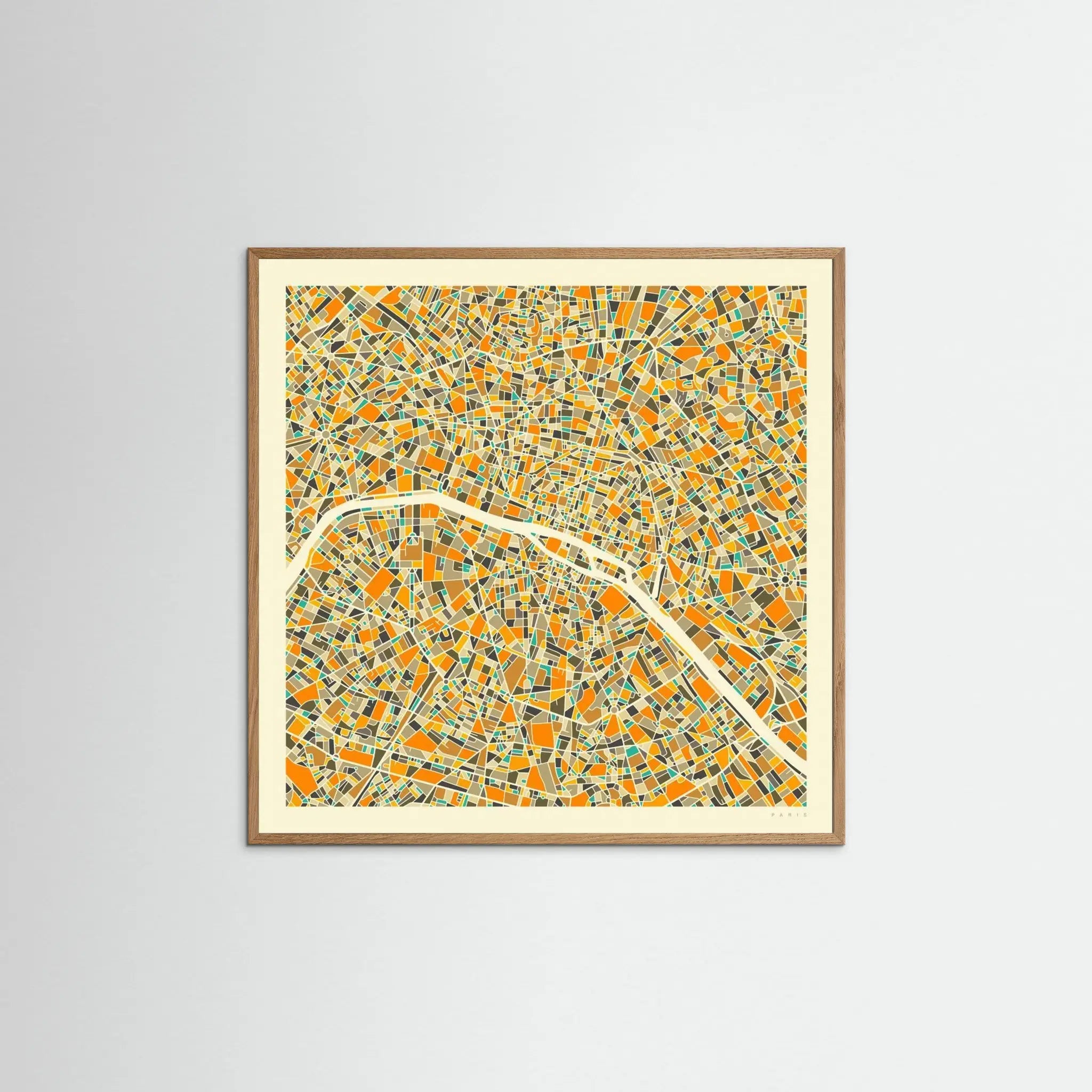 Paris Map by Jazzberry Blue