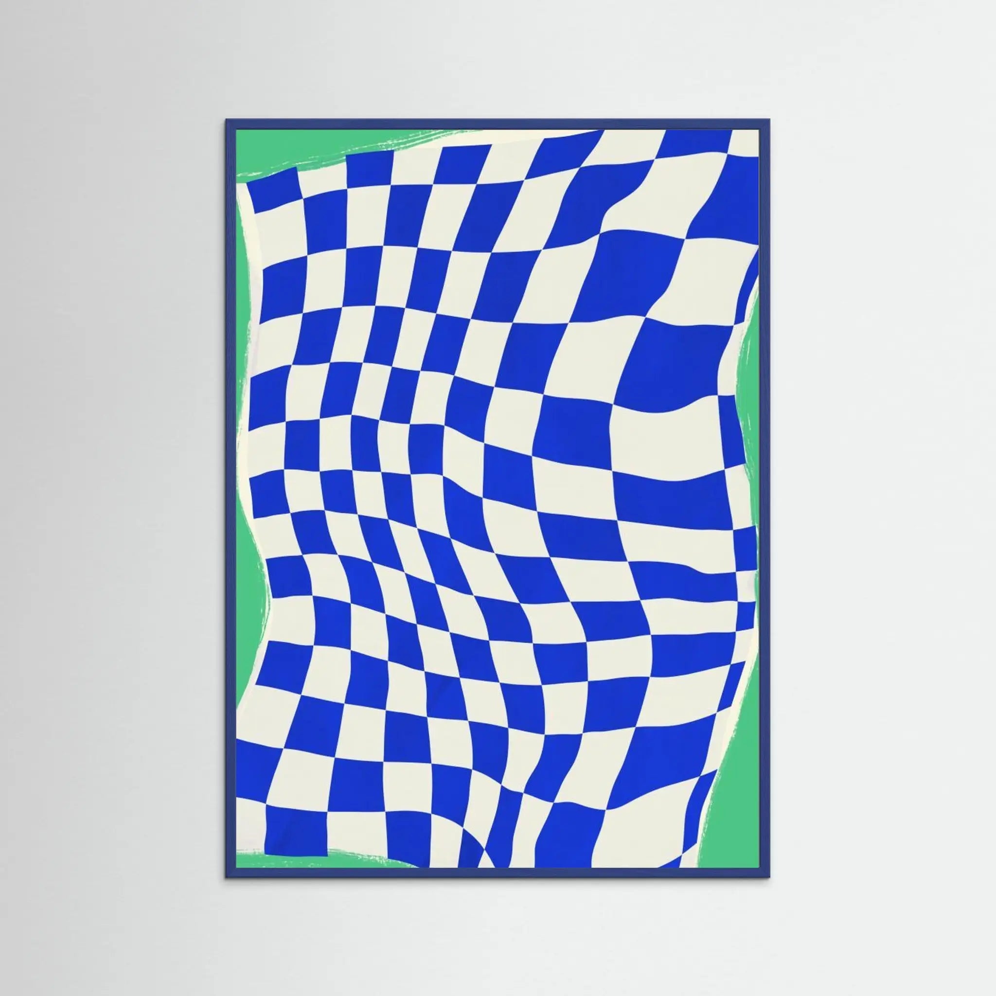 Blue Checker Cloth by Little Dean