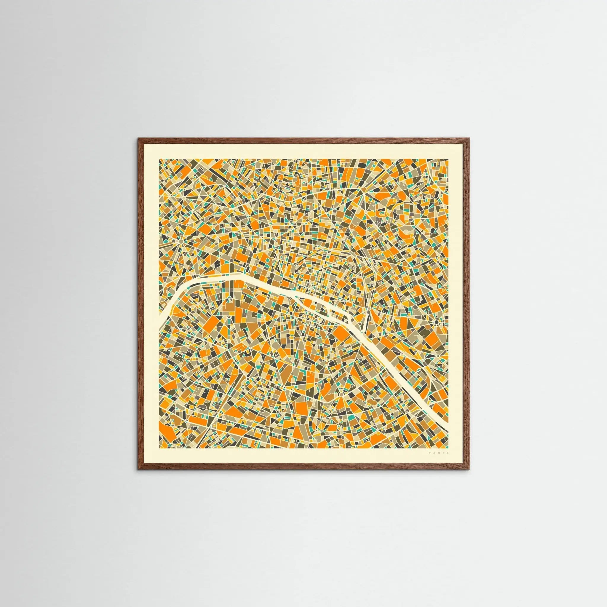 Paris Map by Jazzberry Blue