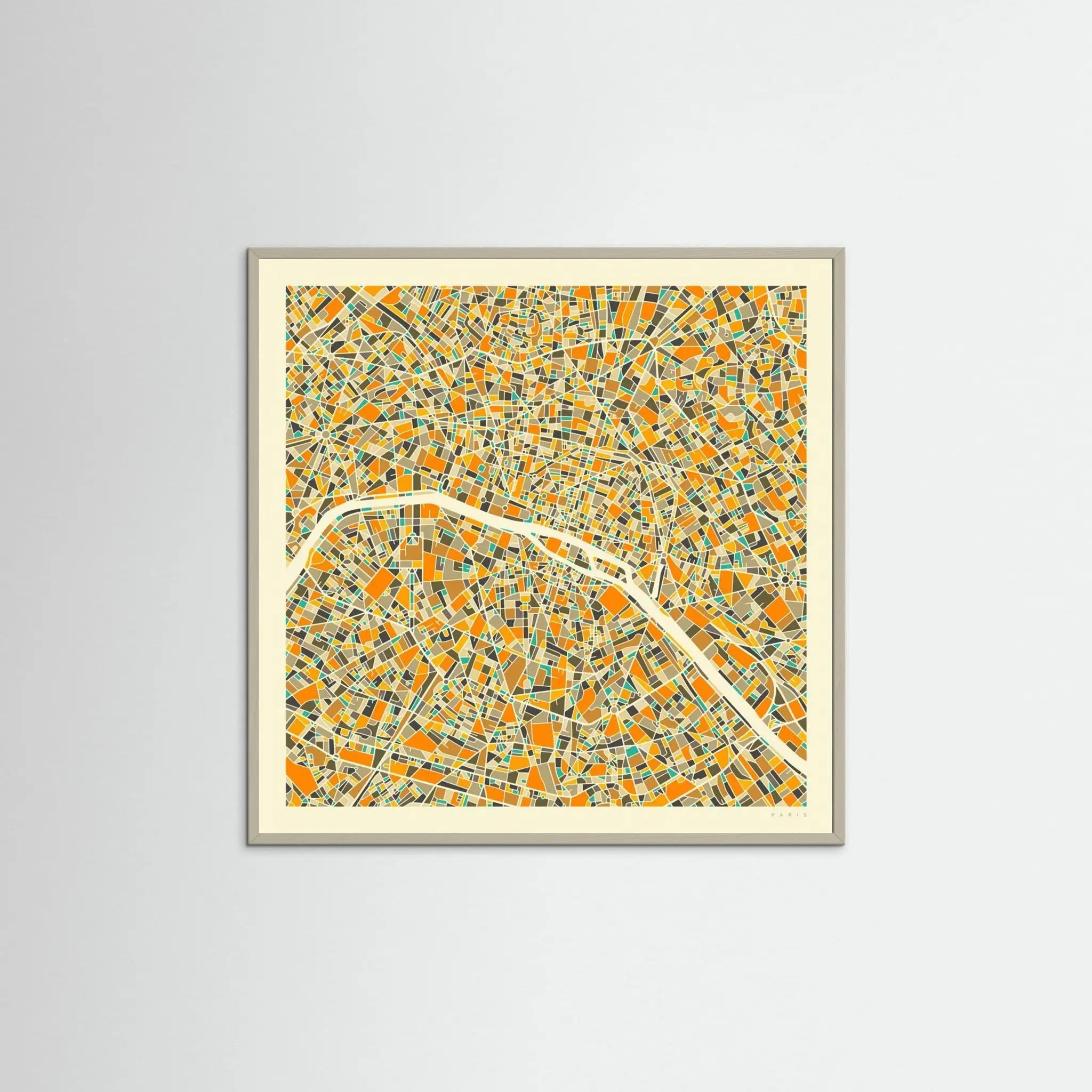 Paris Map by Jazzberry Blue