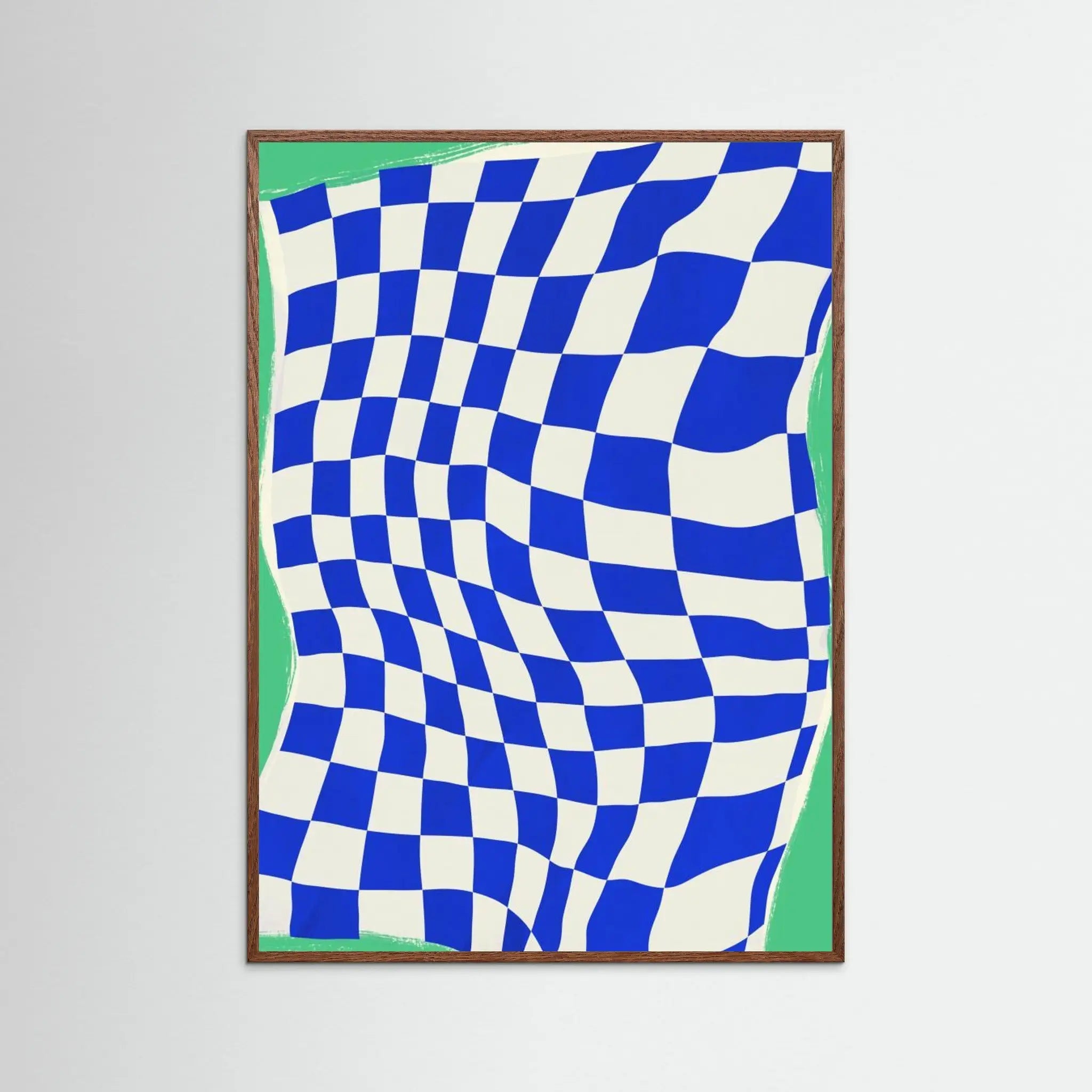 Blue Checker Cloth by Little Dean