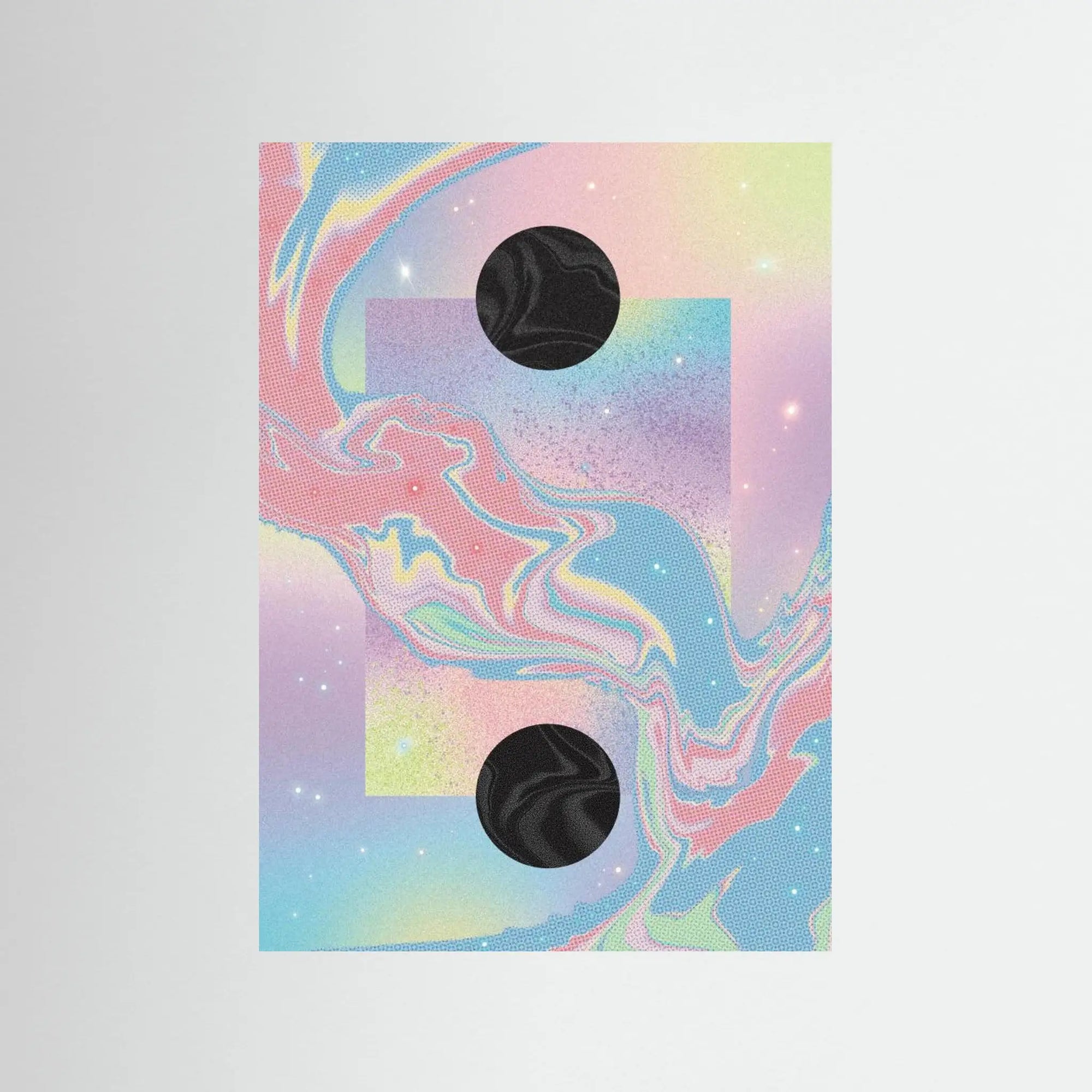 Black Hole Pastel Cosmos by Amy Louise Baker