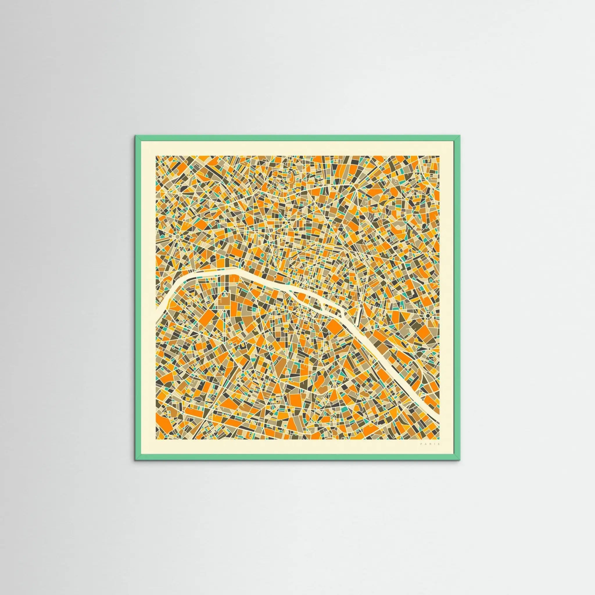 Paris Map by Jazzberry Blue