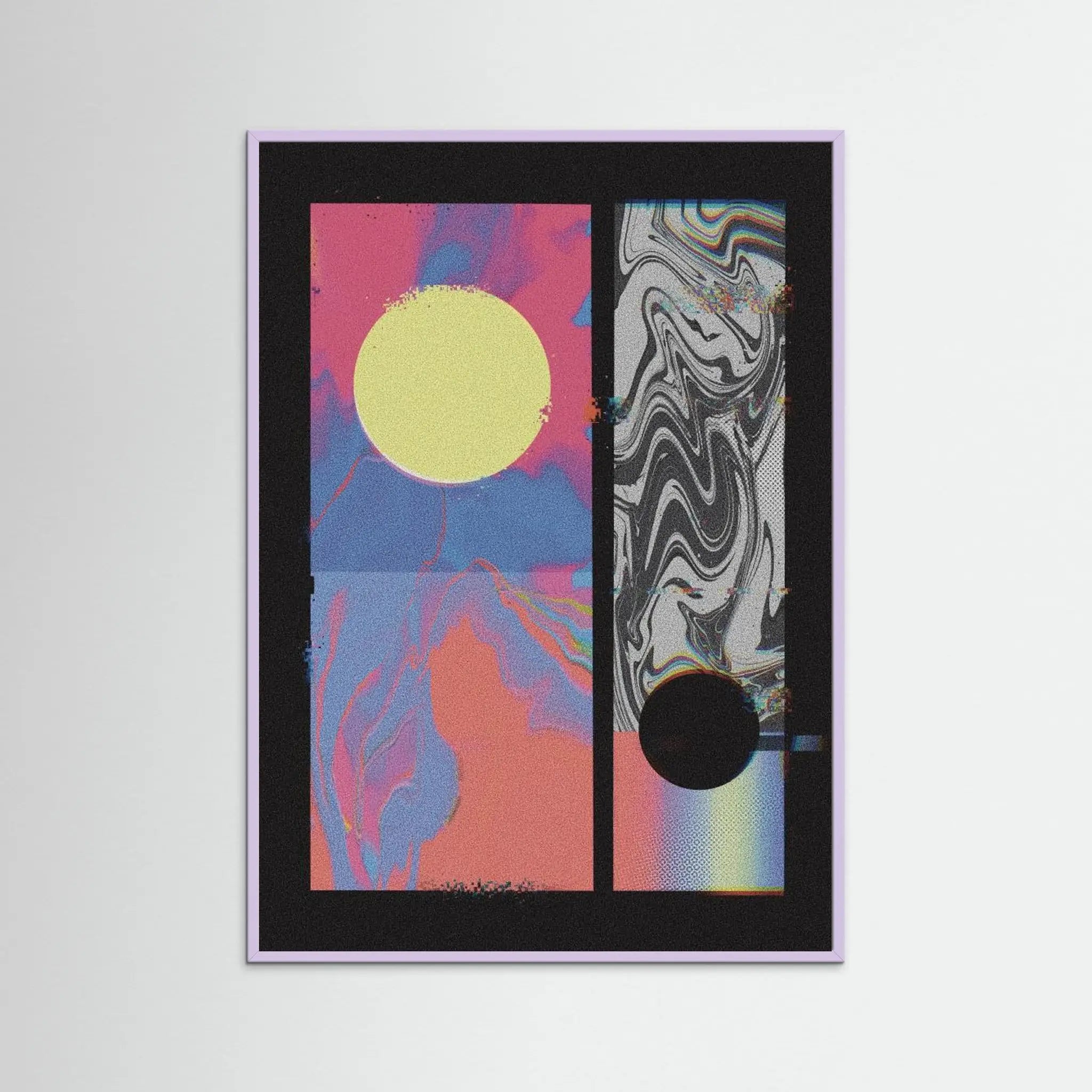 Pixel Sunset by Amy Louise Baker