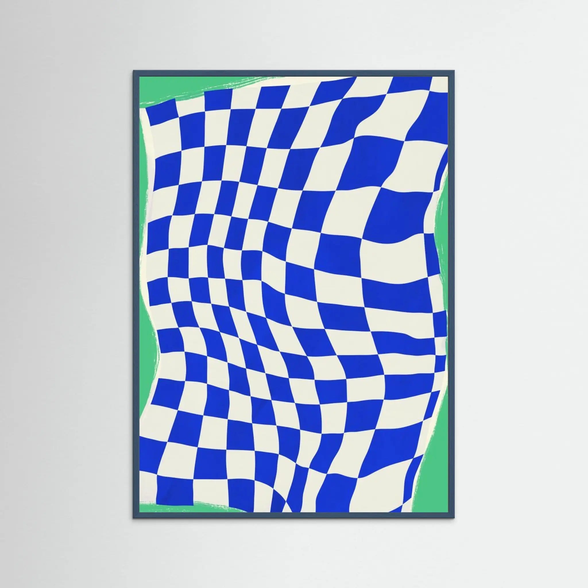 Blue Checker Cloth by Little Dean