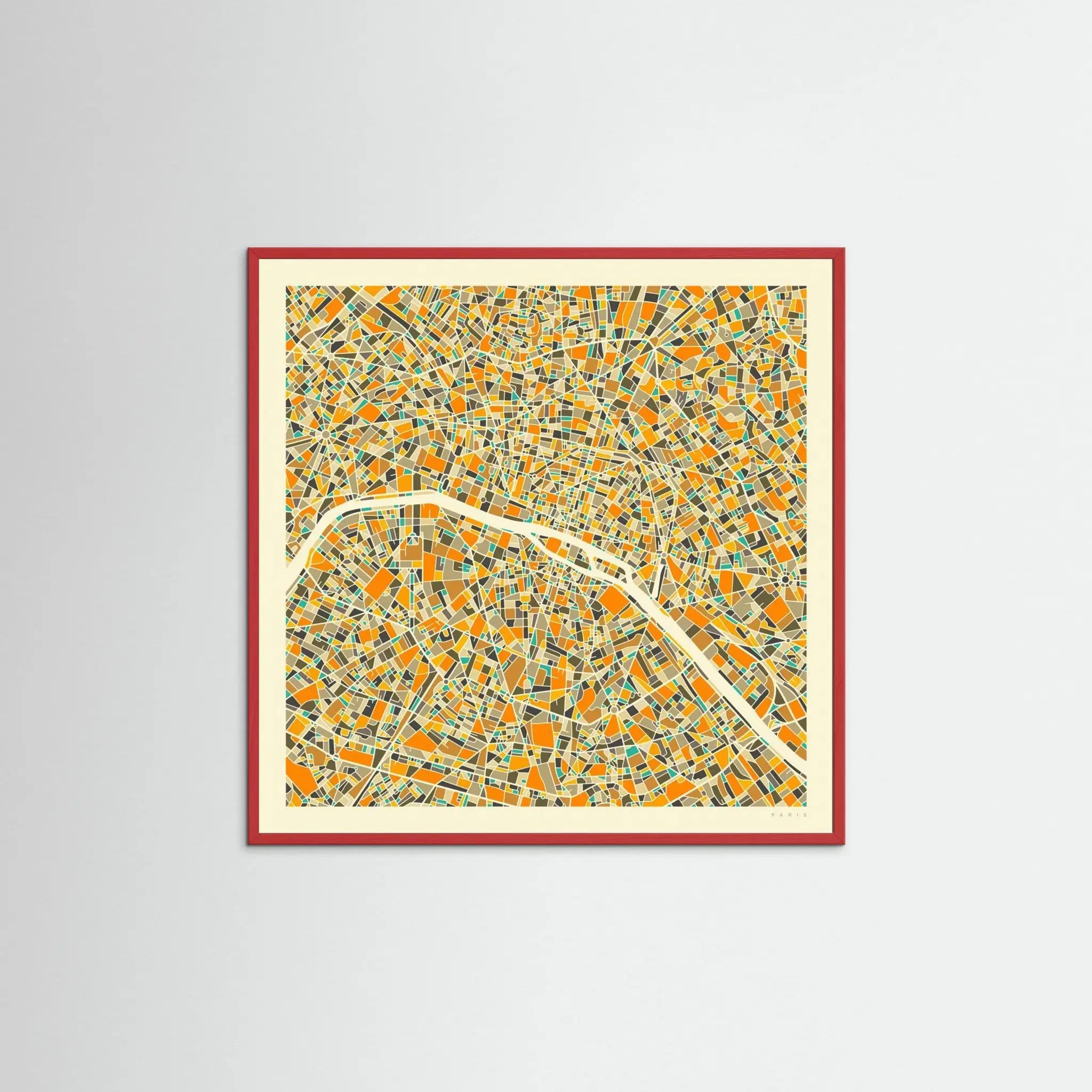 Paris Map by Jazzberry Blue