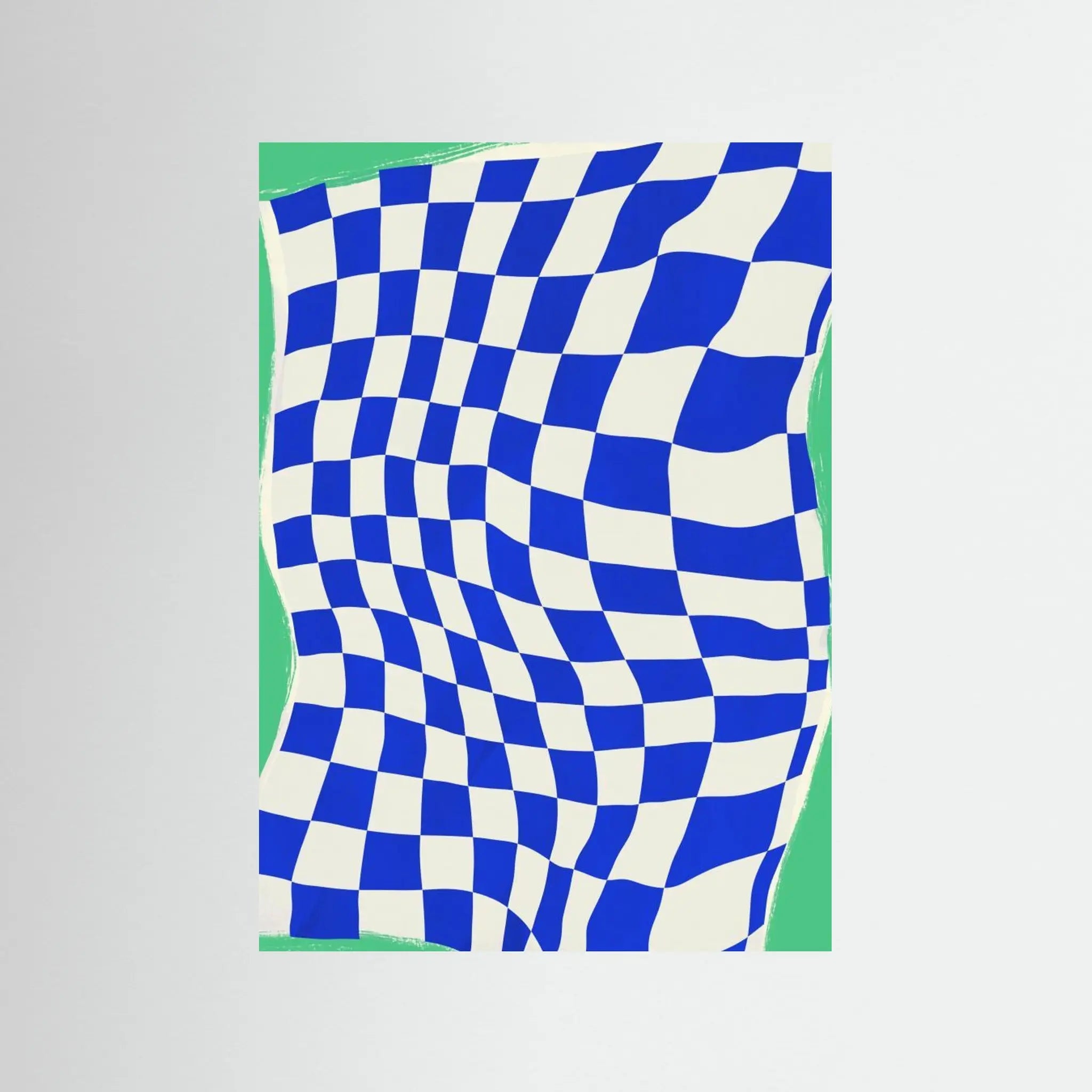 Blue Checker Cloth by Little Dean