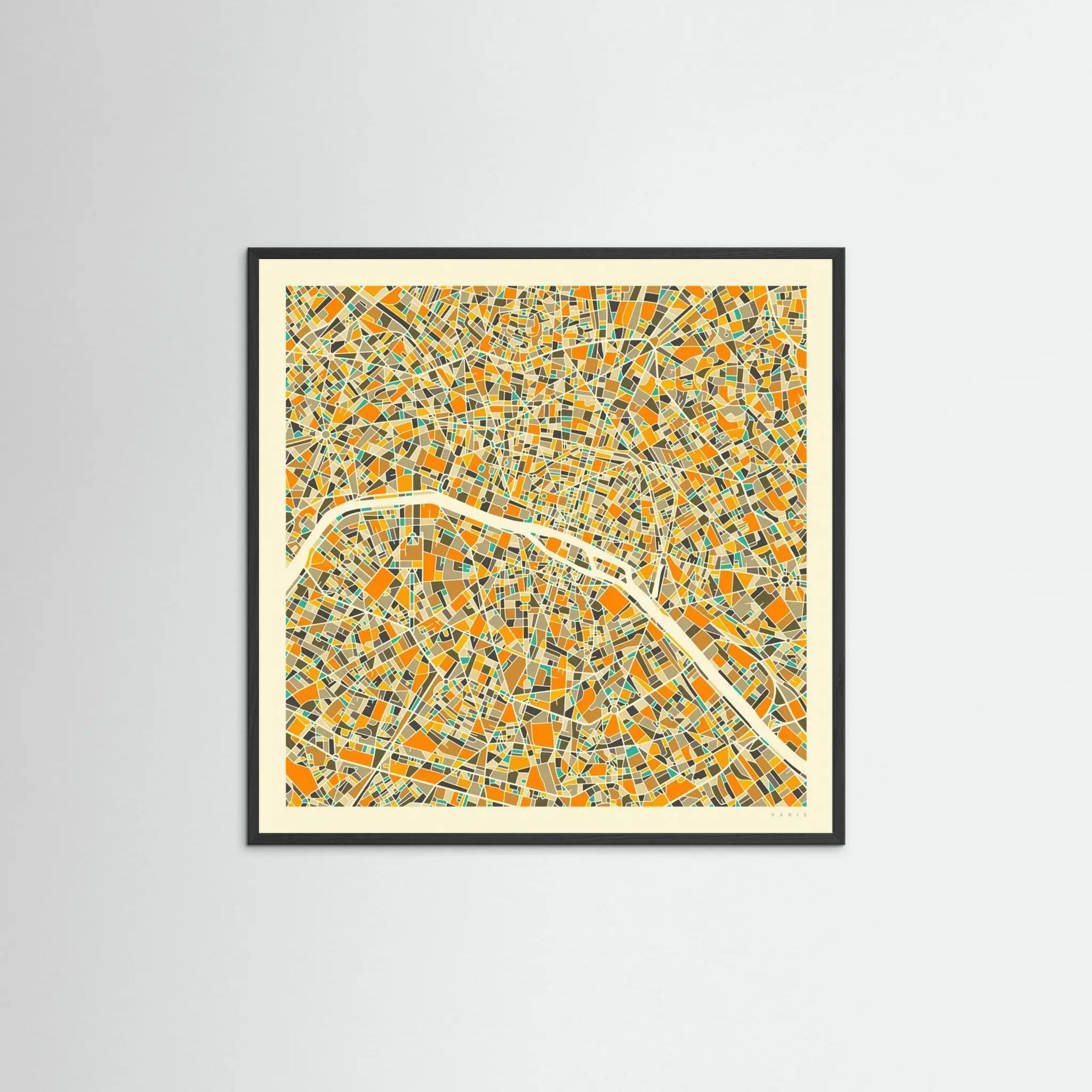 Paris Map by Jazzberry Blue