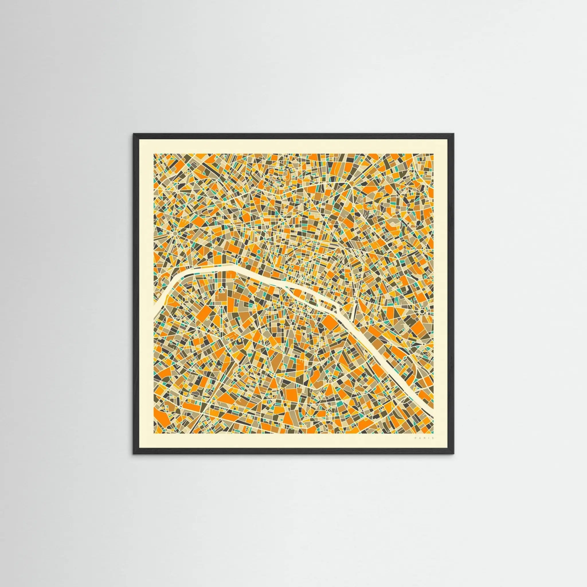 Paris Map by Jazzberry Blue