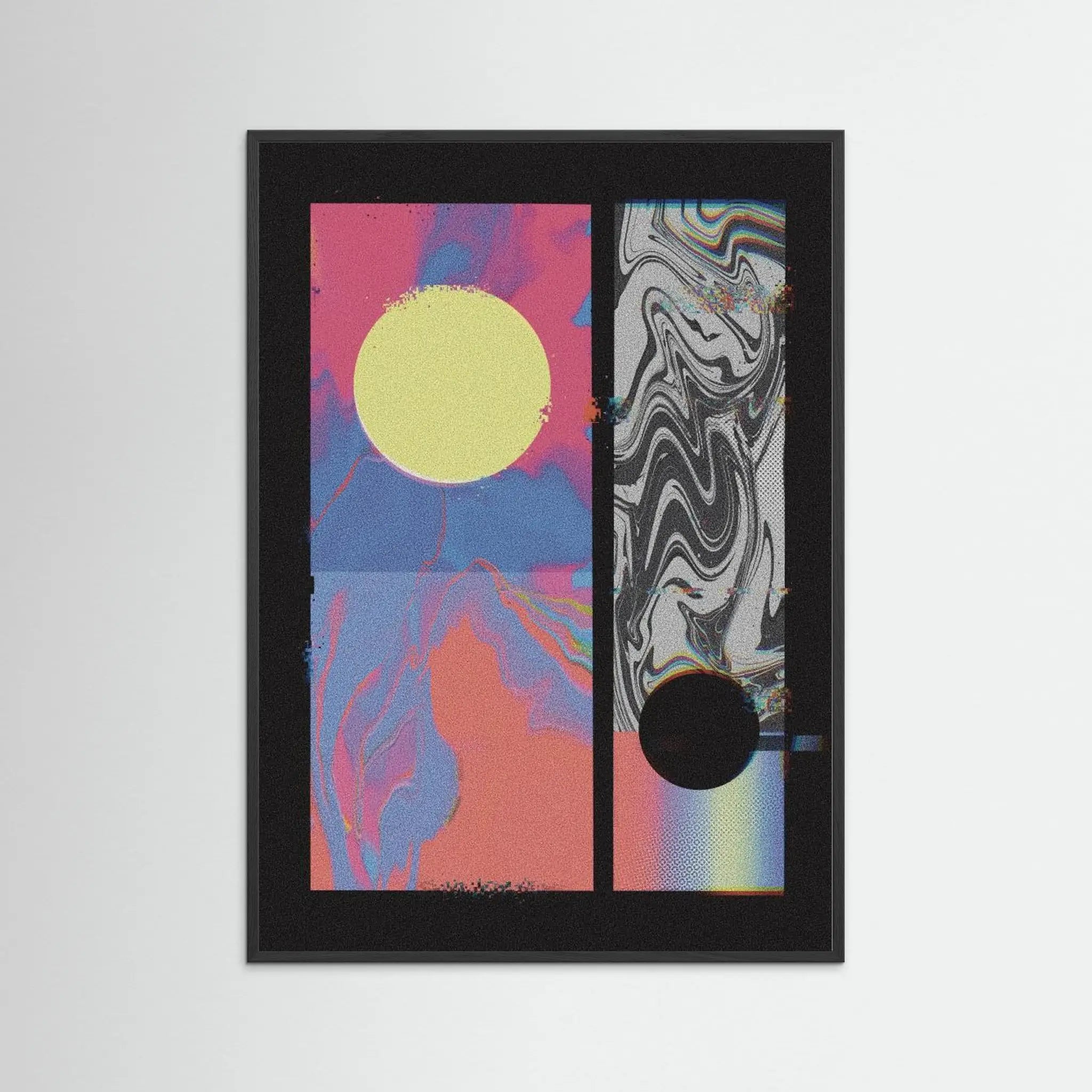 Pixel Sunset by Amy Louise Baker