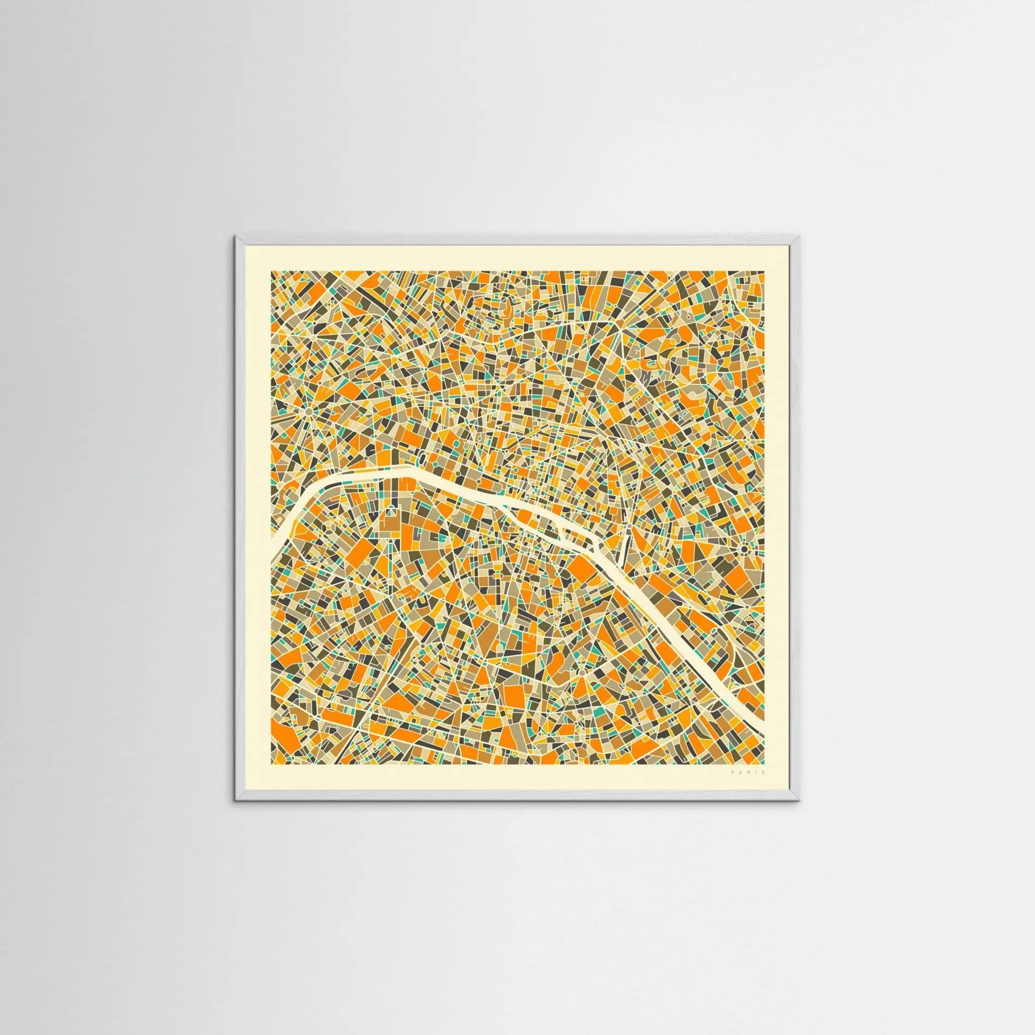 Paris Map by Jazzberry Blue