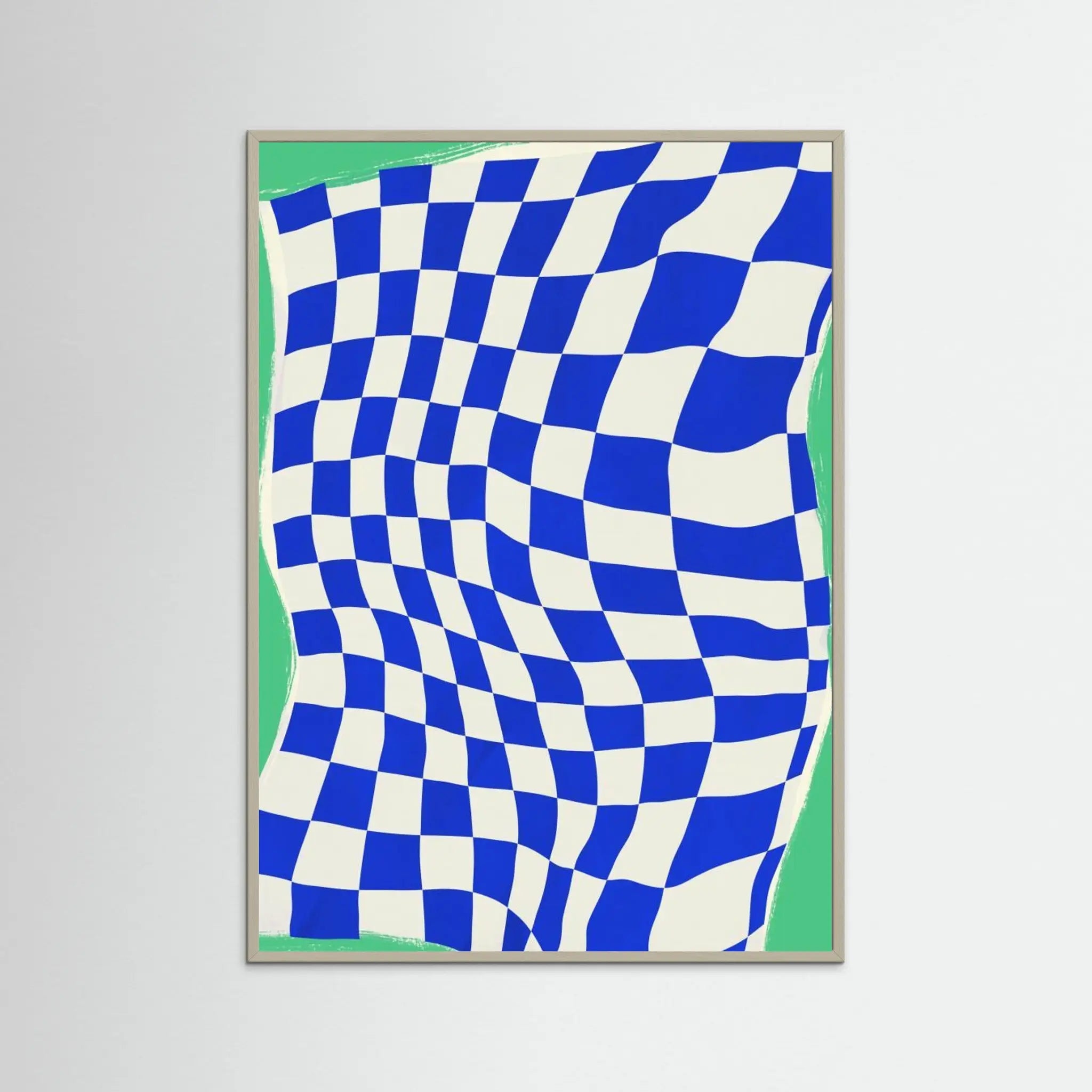 Blue Checker Cloth by Little Dean