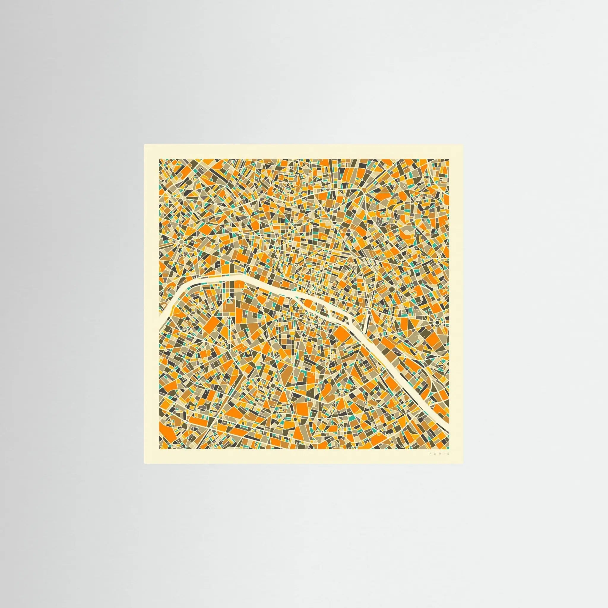 Paris Map by Jazzberry Blue